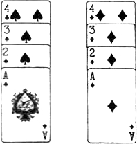 20.如图是从一副扑克牌中取出的两组牌.分别是