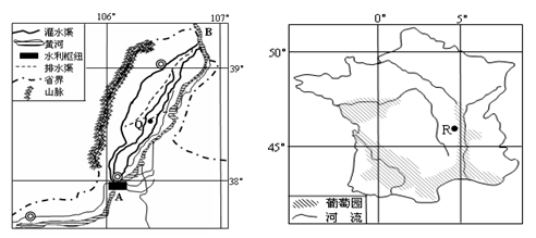 读下图回答有关问题: (1)从自然条件分析.修建南