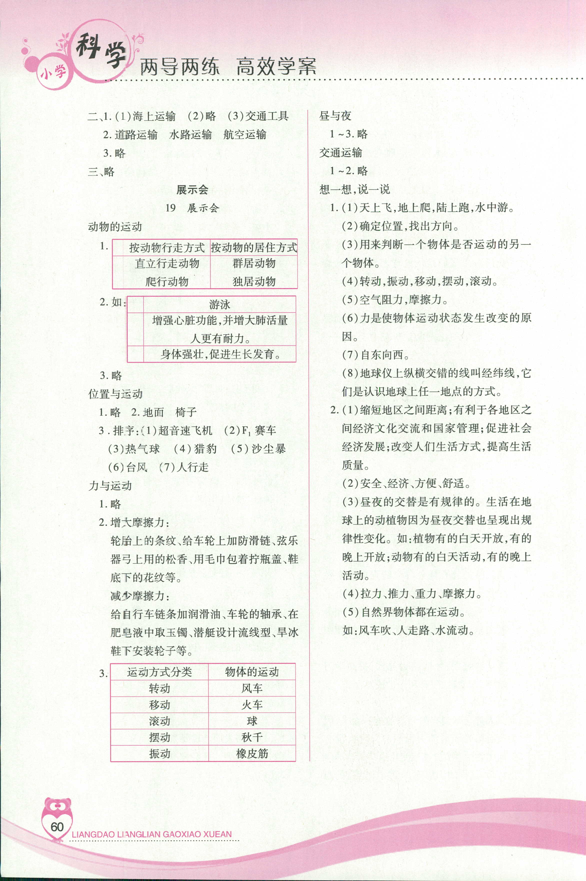 2018年新課標(biāo)兩導(dǎo)兩練高效學(xué)案四年級科學(xué)人民版 第6頁