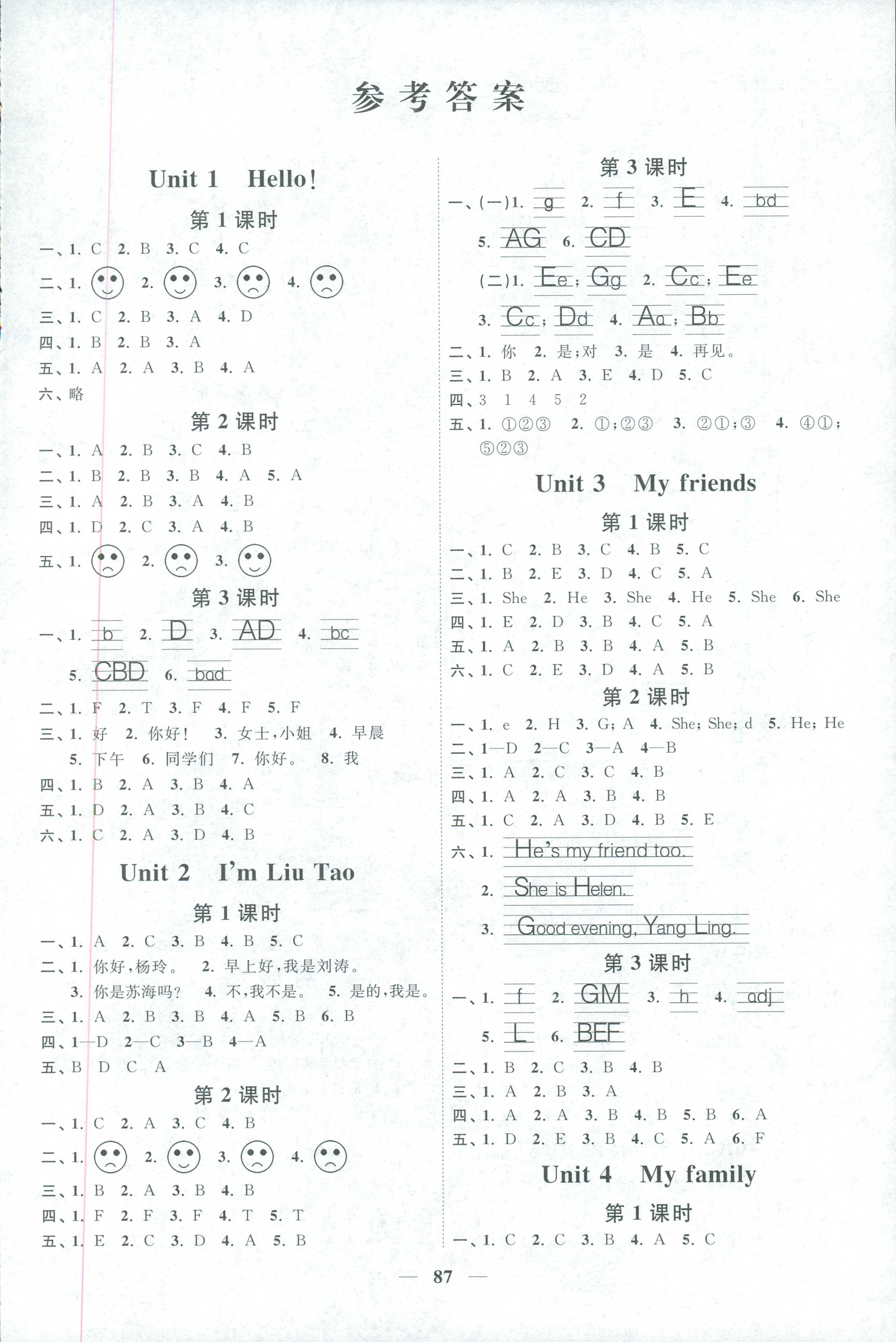 2018年陽光同學(xué)課時(shí)優(yōu)化作業(yè)三年級(jí)英語人教版 第1頁