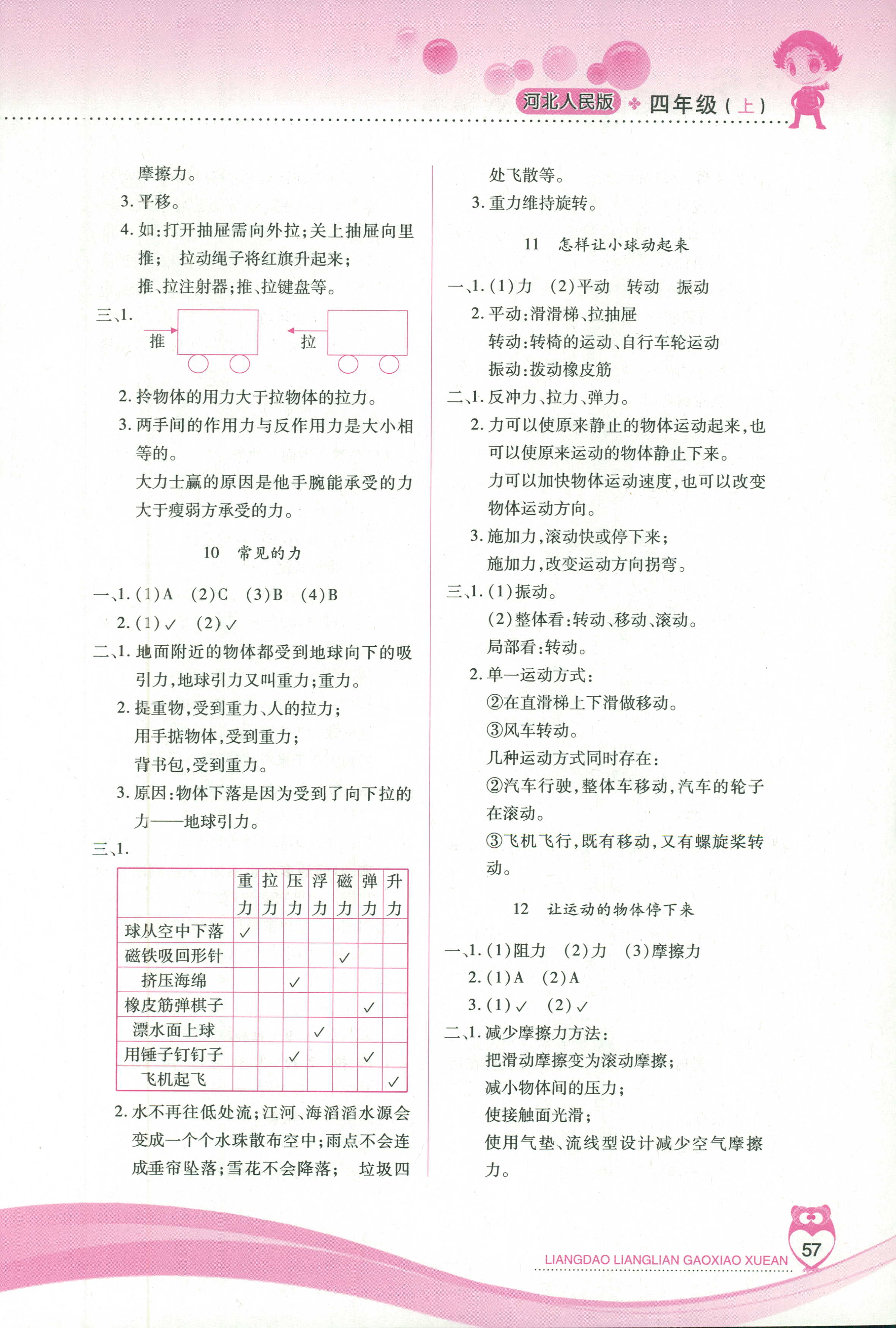 2018年新課標兩導(dǎo)兩練高效學案四年級科學人民版 第3頁