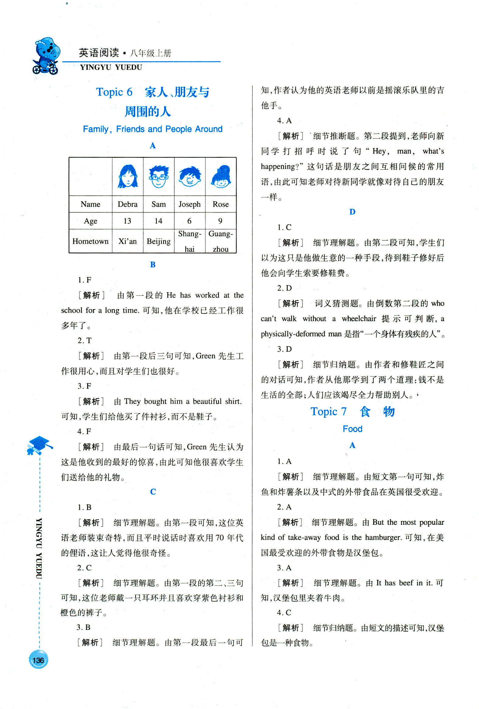 2018年初中英語閱讀訓(xùn)練八年級(jí)人教版 第6頁