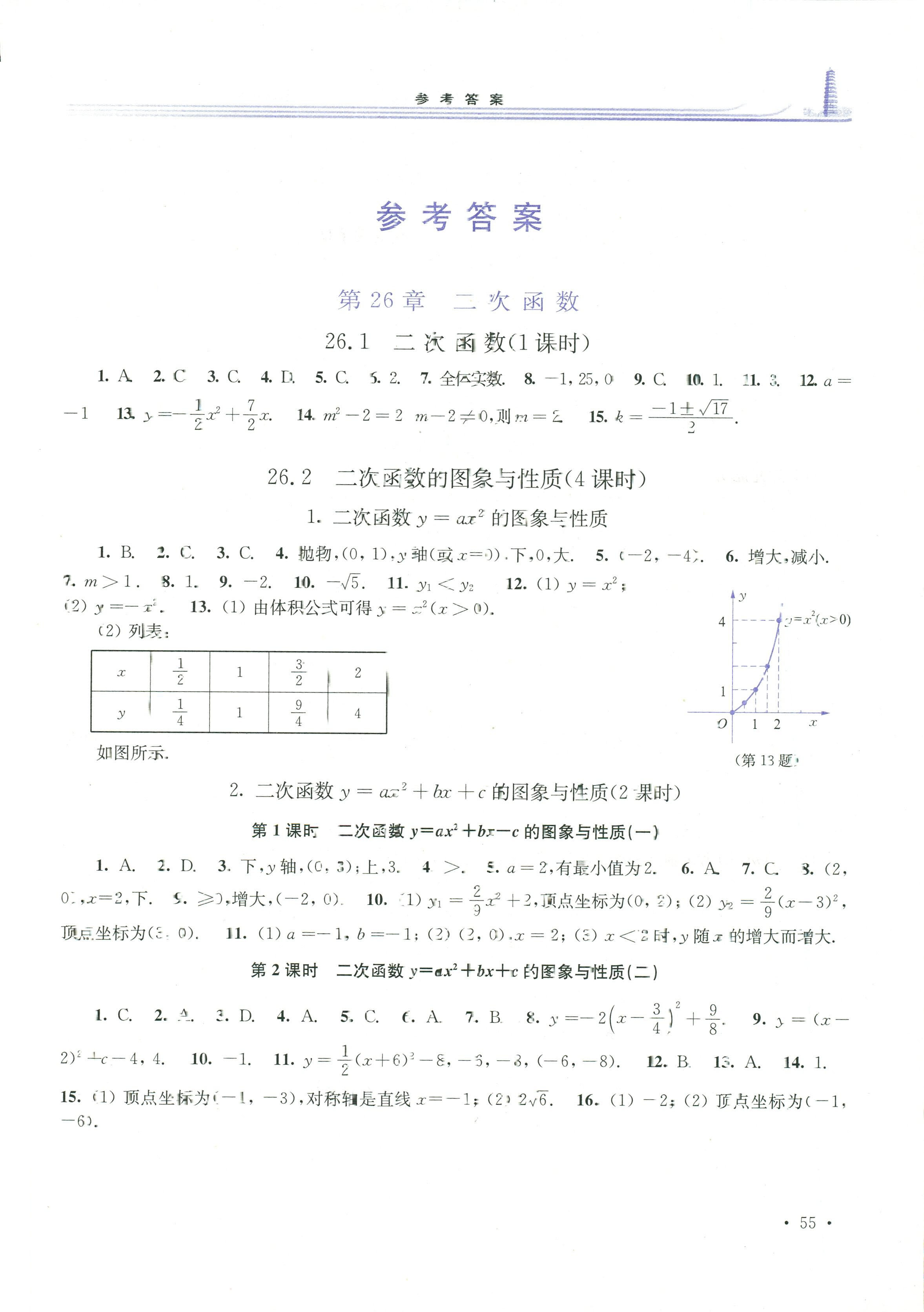 2017年学习检测九年级数学华东师大版 第1页