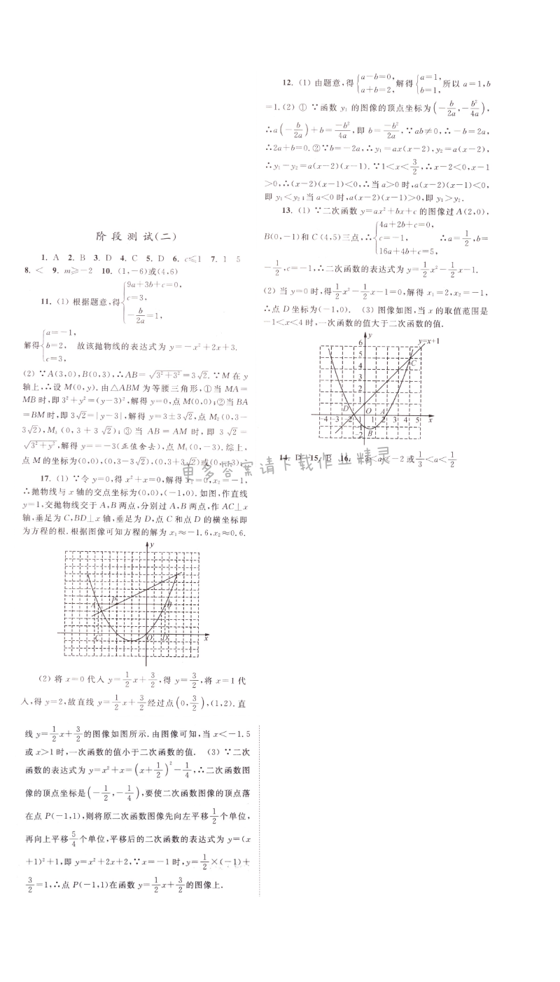 第五章 阶段测试（二）