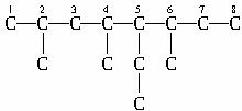 2,4,6-三甲基-5-乙基辛烷的结构简式是