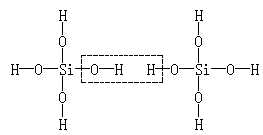 原硅酸结构为: . 则在所得的h6si2o7分子的结构中.含