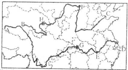 长江和黄河共同流经的省区和地形区是)