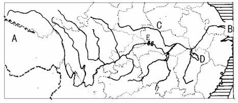 28,读长江流域图,回答下列问题.