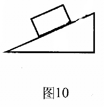 19.如图所示,物块静止在斜面上,请画出物块所受重力的示意图.