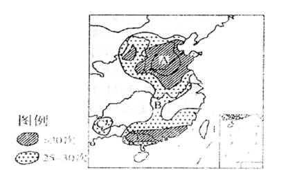 区主要分布在季风区.华北平原与长江中下游地