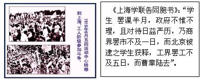 运动中心由北京转移到上海后.五四运动由最初