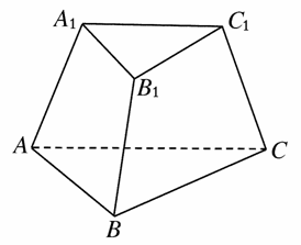 7,如图,能推断这个几何体可能是三棱台的是 ( )