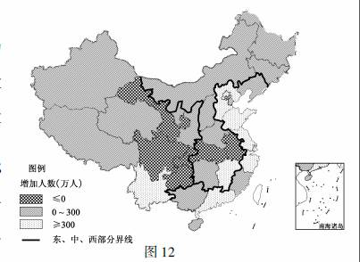 中国人口分布_2010年我国人口分布