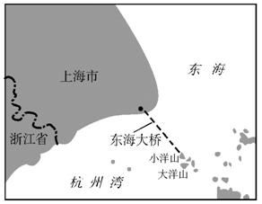 20.有关上海港口建设的区位分析:①主要港区沿