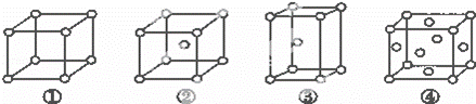 有四种不同堆积方式的金属晶体的晶胞如图所示,有关说法正确的是)