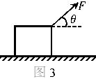 如图3所示用大小为f120n方向与水平方向成θ30角的拉力斜向上拉一木箱