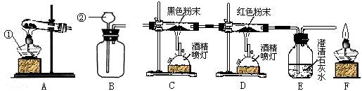 现提供如下装置:(酒精喷灯可产生高温,管内固体均为初中化学常见物质)