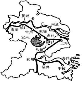下图是不同时期长江三角洲地区的城市空间分布