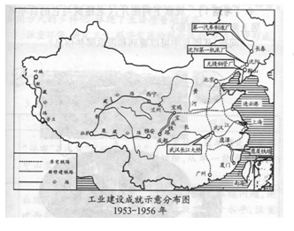 图材料二 1953-1957年中国工业投资情况材料三"一五 计划工业交