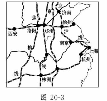 止点为杭州和株洲的铁路干线是( ) A.浙赣线 B.