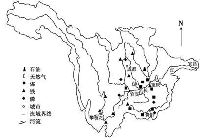 长江上游地区地形复杂,自然资源较丰富,大部分地区年降水量在800