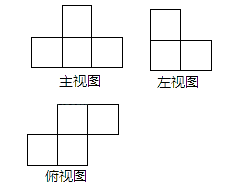 画出如图所示几何体的主视图左视图俯视图