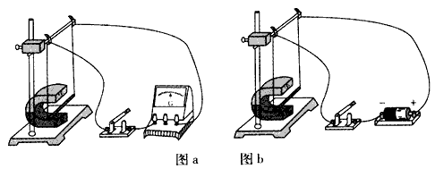 5.要研究电磁感应现象,可以选用图 (填"a"或"b")所示的装置进行实验.