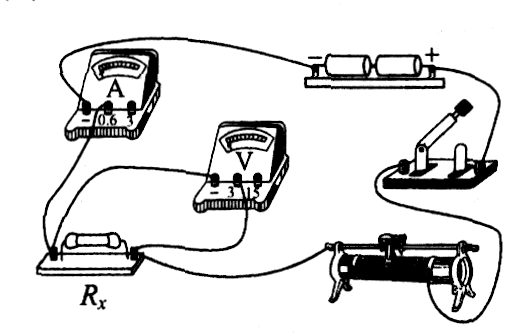 用"伏安法 测电阻.小华实验时的电路如图甲所示.