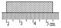 用刻度尺测量木块的长度,则测量值为 cm.