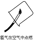 为探究氢气燃烧的生成物小华按如图所示进行实验将纯净的氢气点燃观察