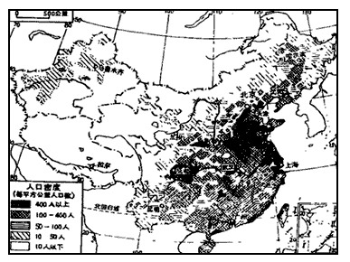 中国人口分布_中国现在人口分布