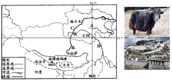 读右图.回答 (1)此图所在区域是我国西部开发的重点区域之一. 图中央的省是 .行政中心是 . (2)填出图中代码所代表的省级行政区名称 ①