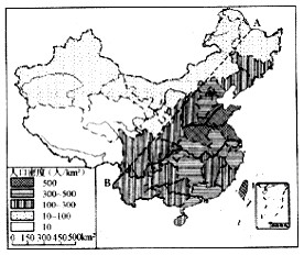 中国省份分布地图_中国人口省份分布