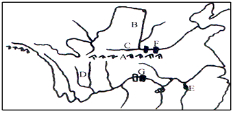 读"长江,黄河水系图,回答下列问题.