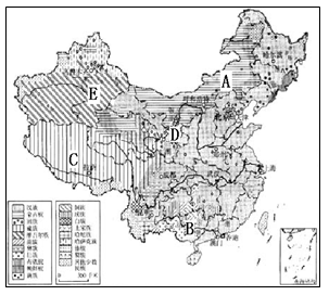 我国有五个少数民族自治区.与其相对应的五大