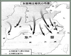 北方人口南迁_请认真观察右图.回答问题 1 东汉末年北方人口南迁的原因是什么