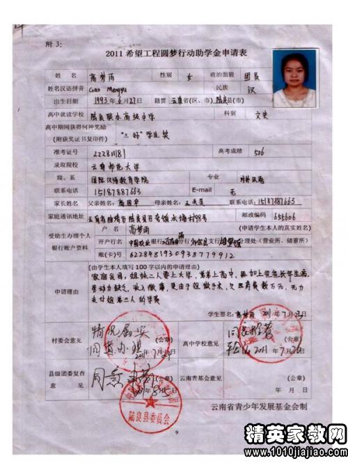 贫困申请书怎么写初中