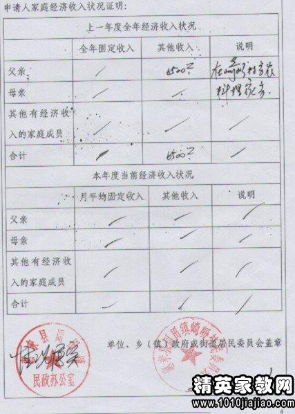家庭贫困证明材料有哪些