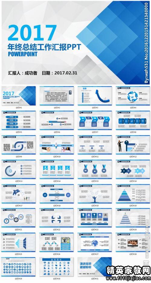 个人年度工作总结ppt