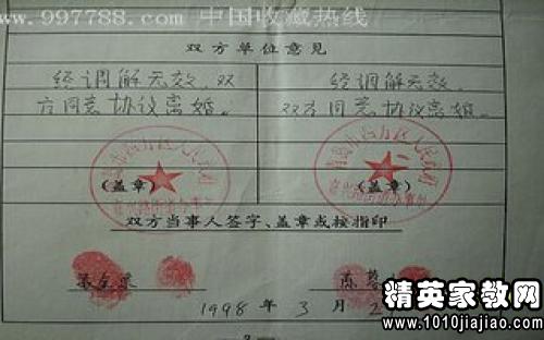 离婚协议书范本格式2016