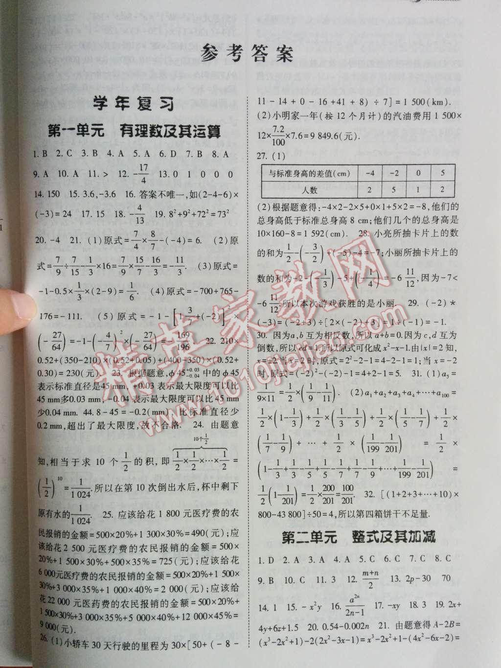 2014年暑假总动员七年级数学北师国标版 第1页