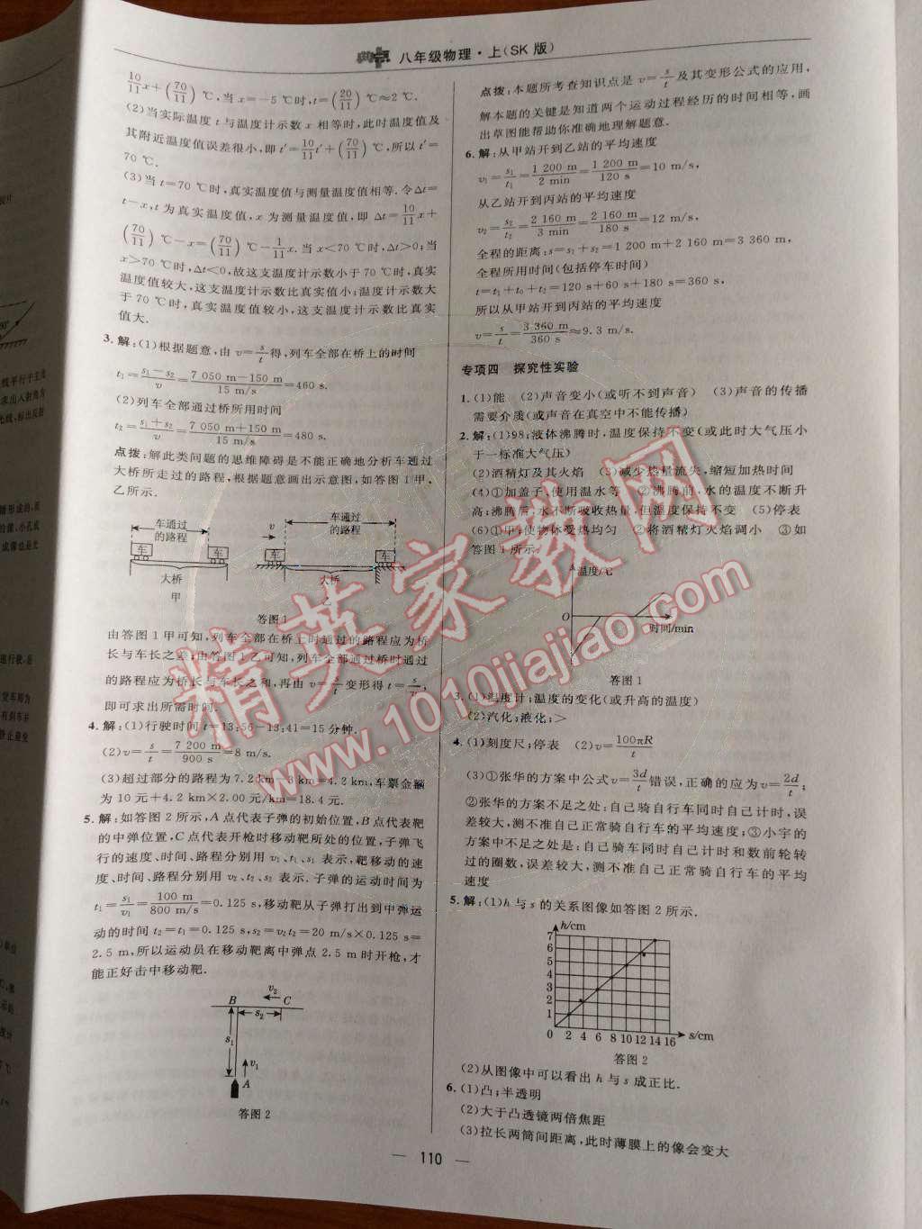 2014年綜合應(yīng)用創(chuàng)新題典中點(diǎn)八年級(jí)物理上冊(cè)蘇科版 第8頁