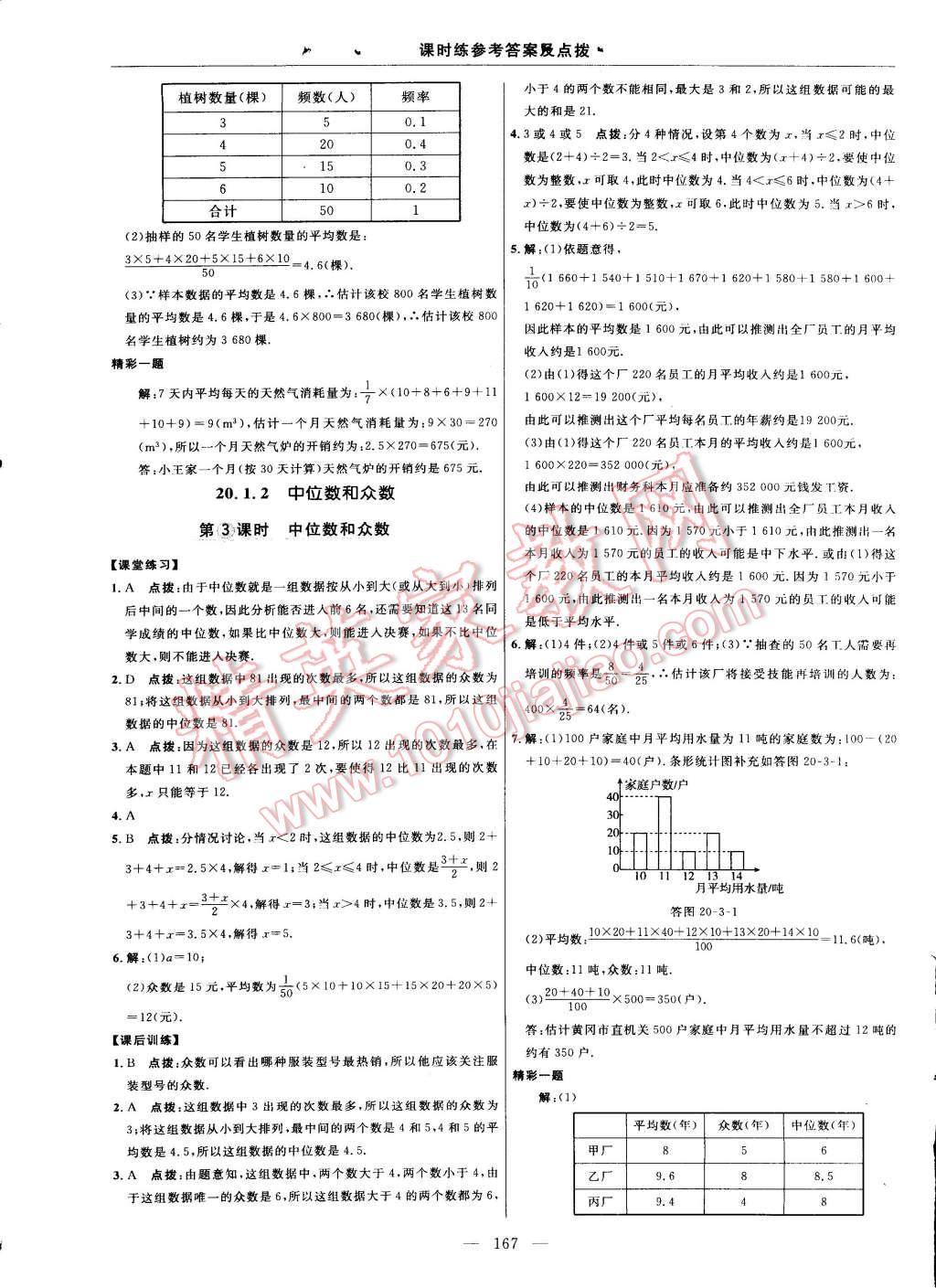 2015年點撥訓練八年級數(shù)學下冊人教版 第37頁