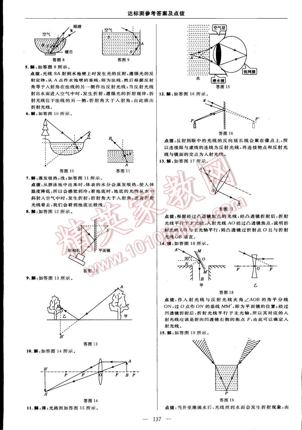 2014年點(diǎn)撥訓(xùn)練八年級(jí)物理上冊(cè)人教版 第47頁