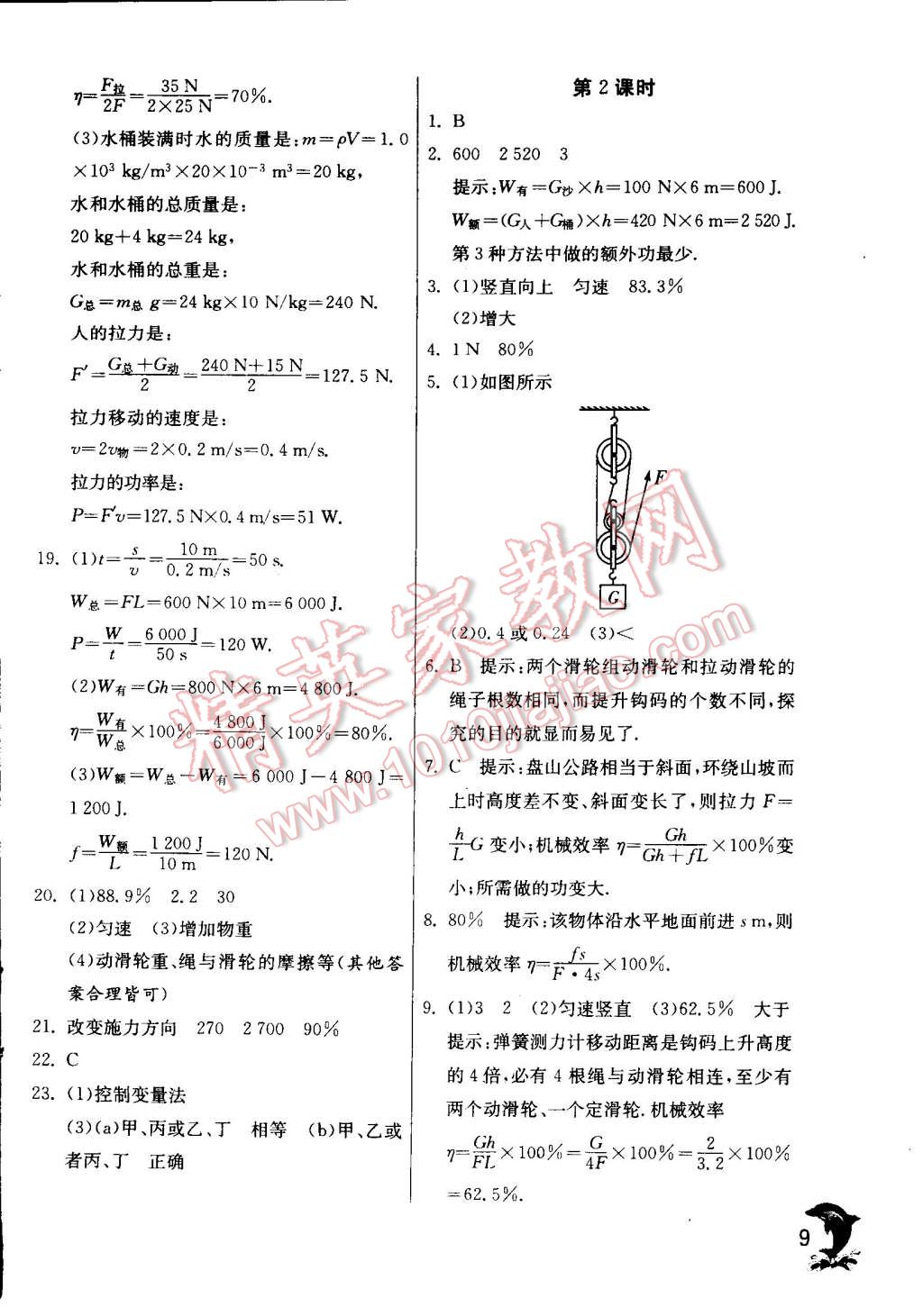 2014年實(shí)驗(yàn)班提優(yōu)訓(xùn)練九年級(jí)物理上冊(cè)蘇科版 第9頁