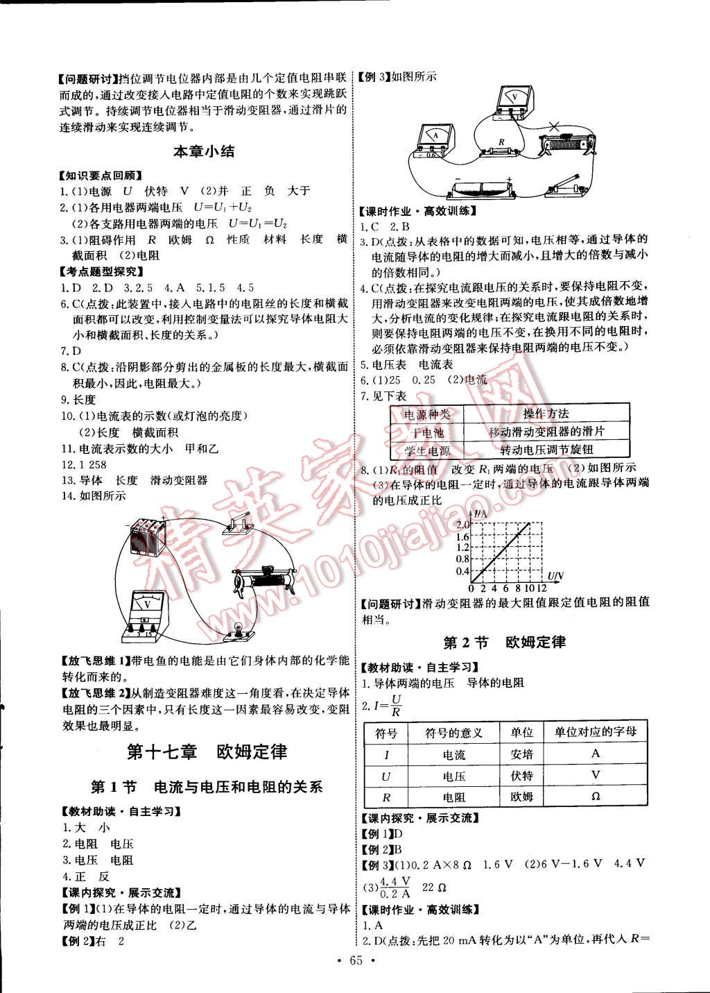 2014年能力培養(yǎng)與測試九年級物理上冊人教版 第7頁