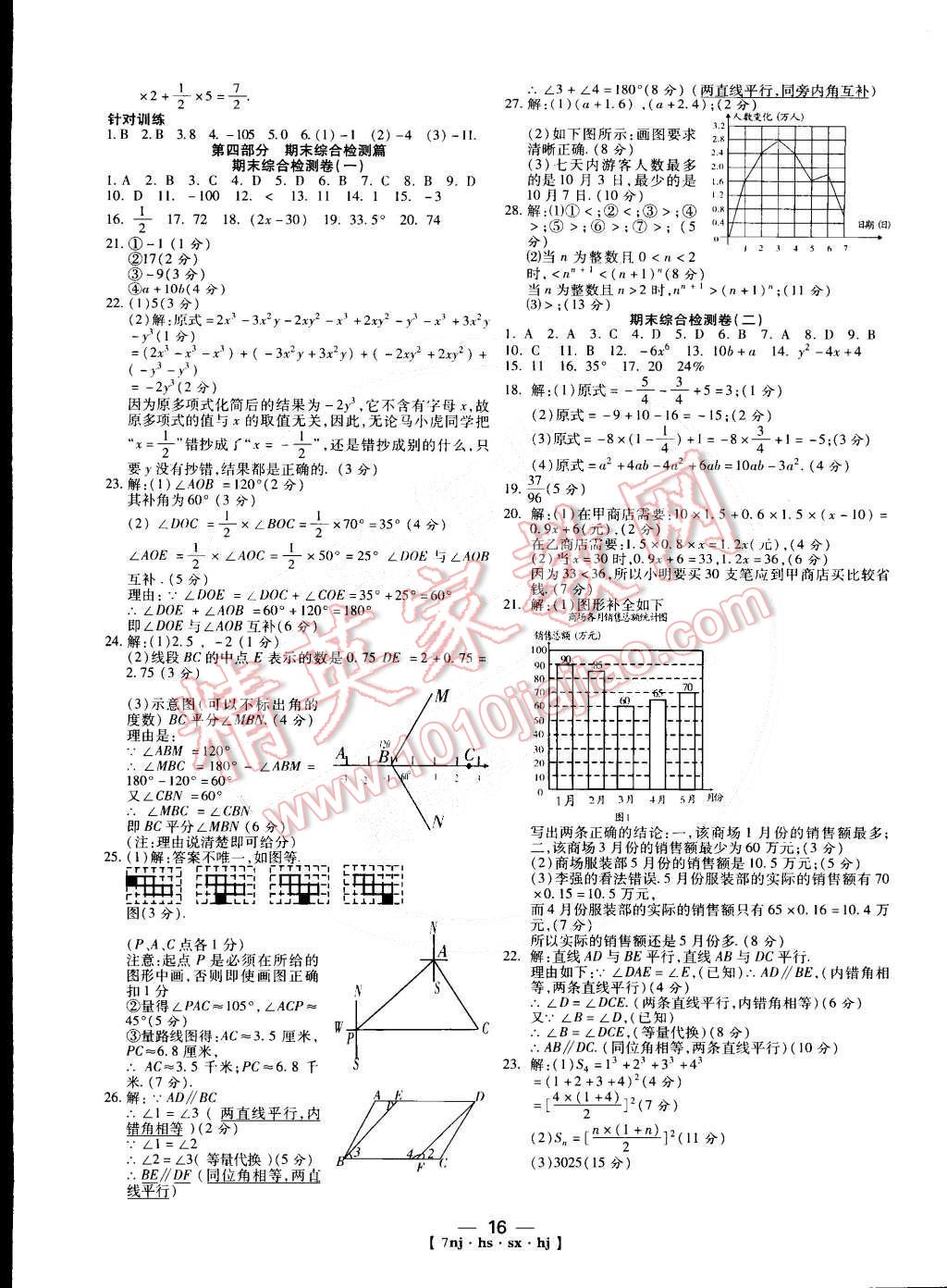 2015年金象教育U計劃學(xué)期系統(tǒng)復(fù)習(xí)七年級數(shù)學(xué)華師大版 第8頁