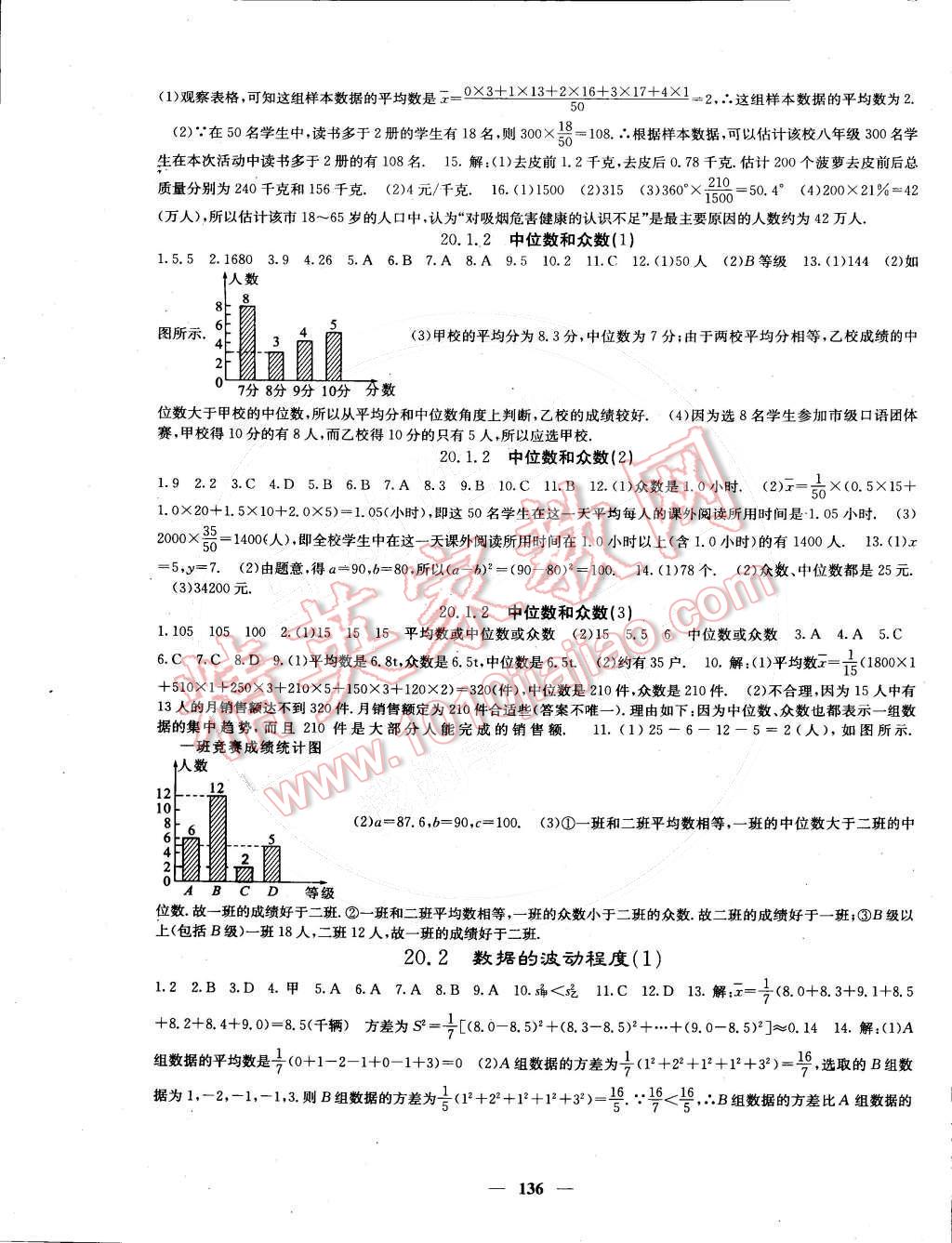 2015年課堂點(diǎn)睛八年級(jí)數(shù)學(xué)下冊(cè)人教版 第17頁(yè)