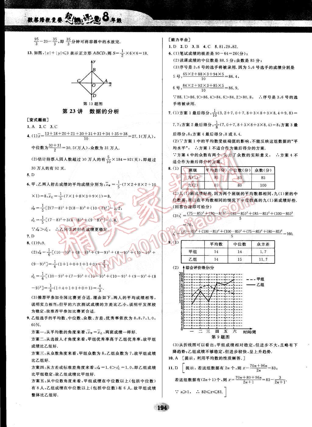 2014年數學培優(yōu)競賽超級課堂八年級 第35頁