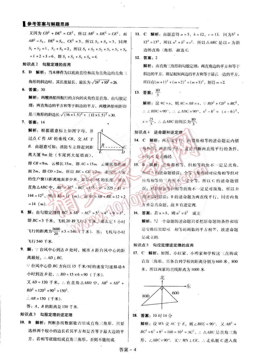 2015年單元加期末復習與測試八年級數(shù)學下冊人教版 第4頁